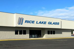 New Rice Lake Glass Building